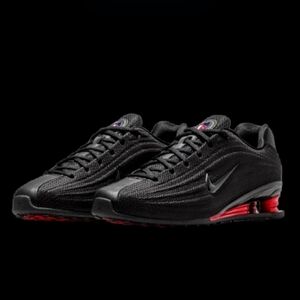 Nike Shox Z Running Womens Size 9 Black University Red